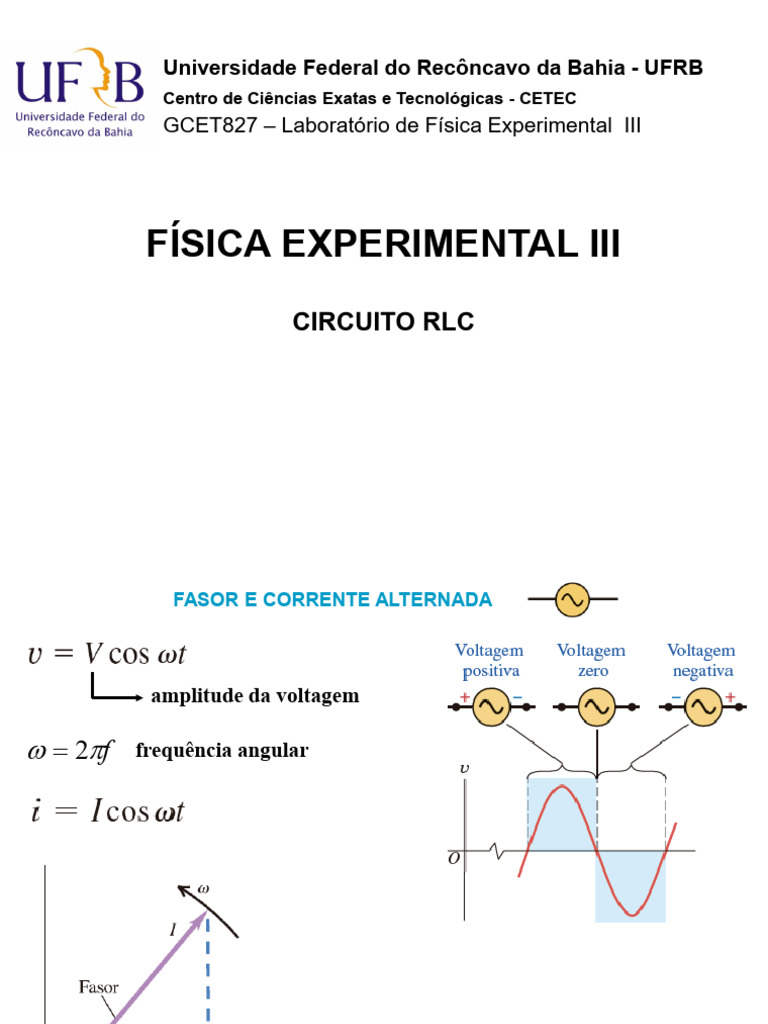 Circuito RLC: Experimentos de Ressonância | PDF | Indutor | Rede elétrica