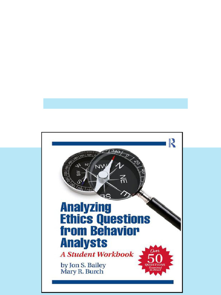 (Ebook) Analyzing Ethics Questions from Behavior Analysts: A Student ...