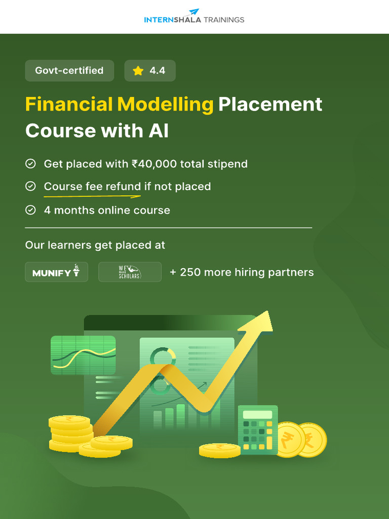 Financial Modelling Placement Course with AI | PDF | Discounted Cash ...