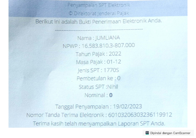 BKR PAJAK | PDF