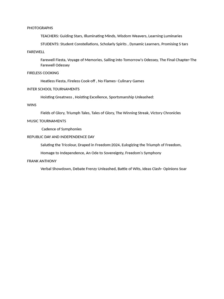 Headings | PDF