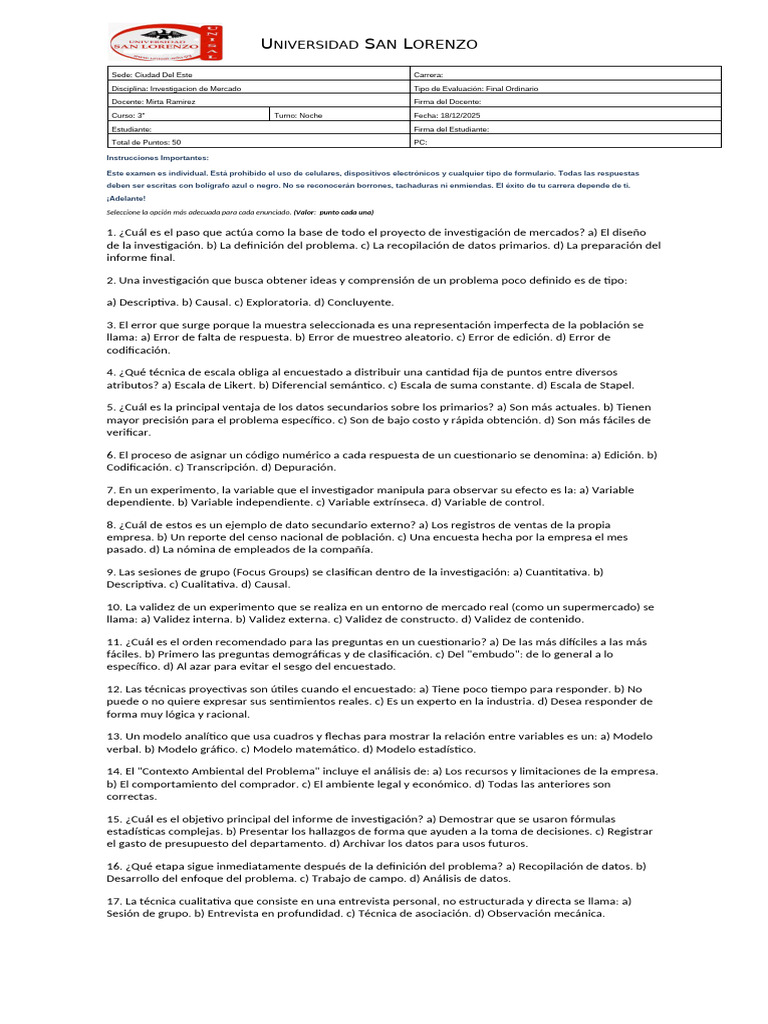 Inves De mercado | PDF | Metodología de encuesta | Datos