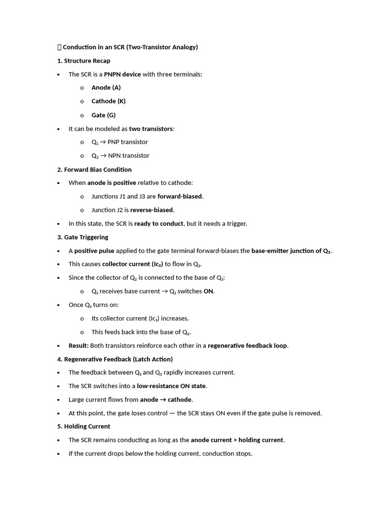 SCR Conduction and Control Methods | PDF | Electricity | Power Engineering