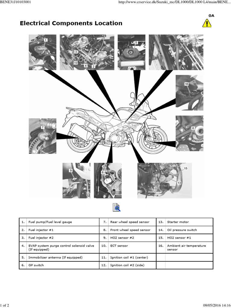 0A-5 Electrical Components Location | PDF