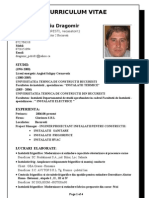 Cv - Dragomir Petre