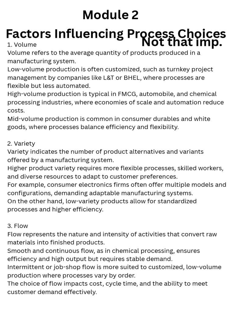 Manufacturing Process Types Explained | PDF | Oil Refinery | Economies ...