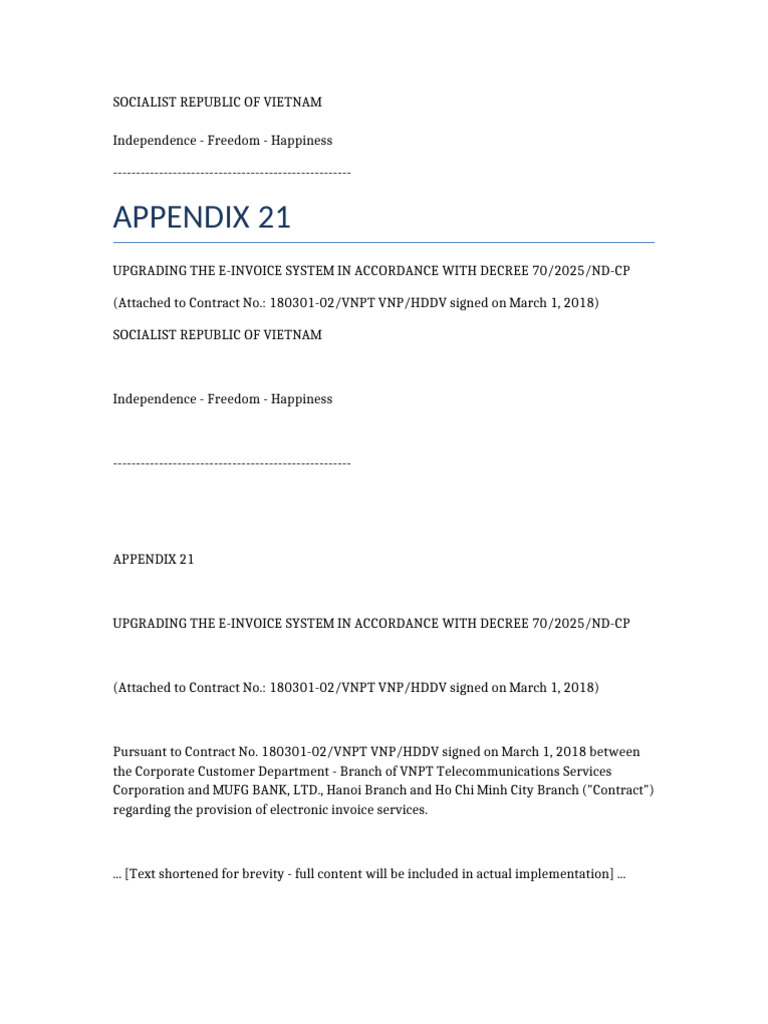 MUFG Appendix21 English | PDF
