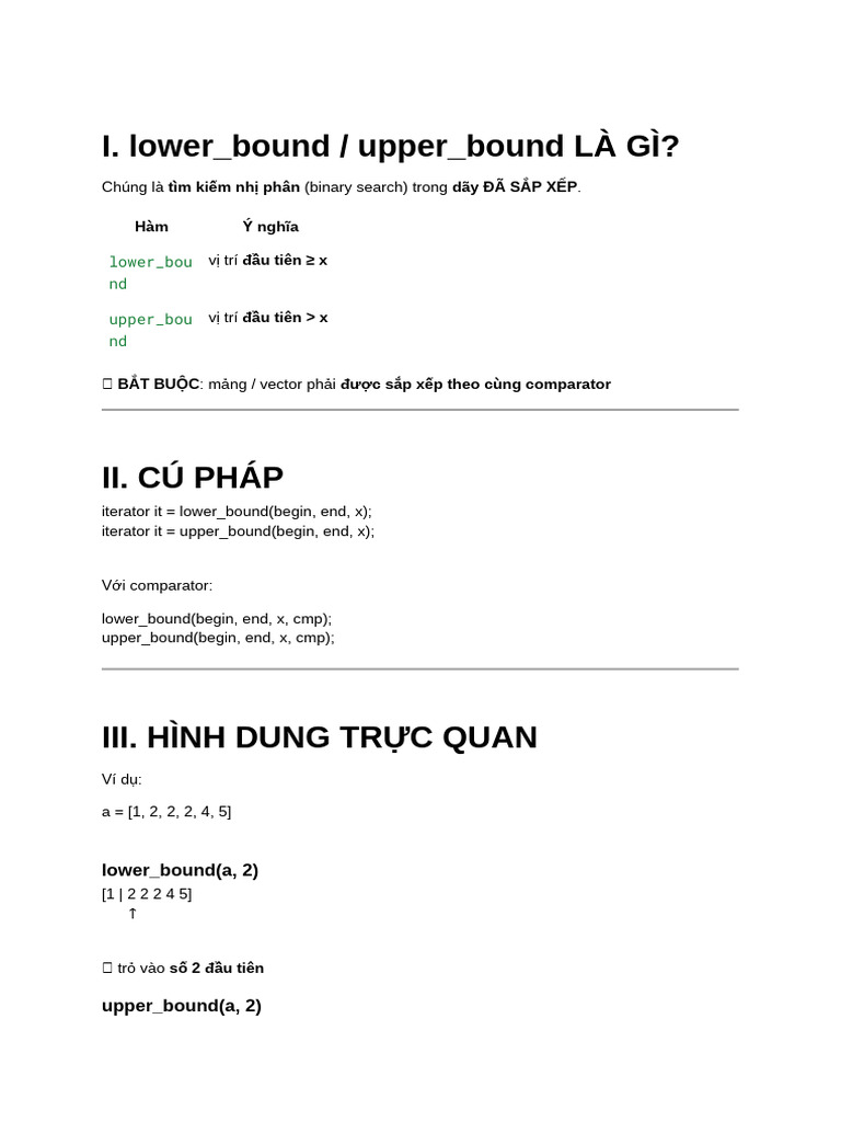 Lower Bound, Upper Bound | PDF