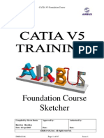 Airbus Catia v5 Sketcher