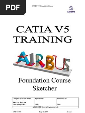 Airbus Catia V5 Sketcher Circle Ellipse
