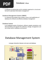 Database vs Traditional File Systems | PDF | Databases | File System