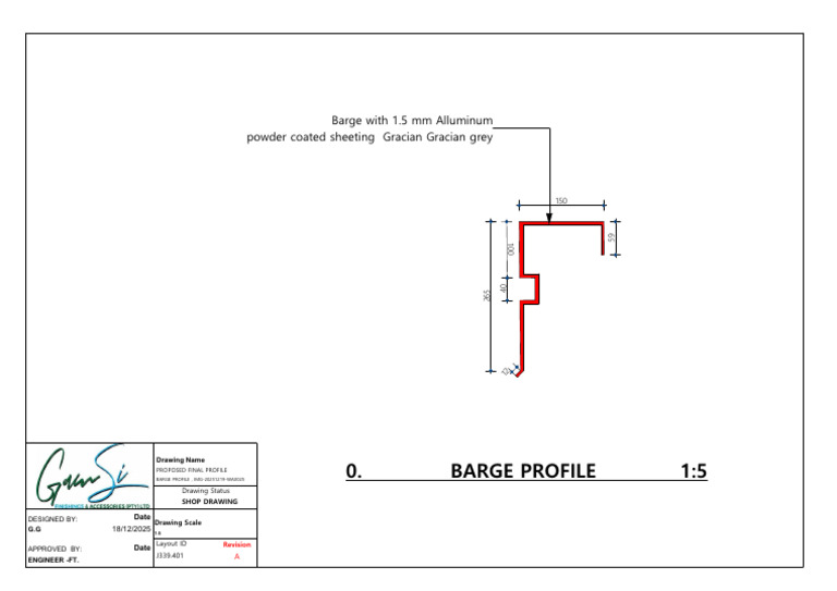 Ritog Drawing 001 Top Barge | PDF