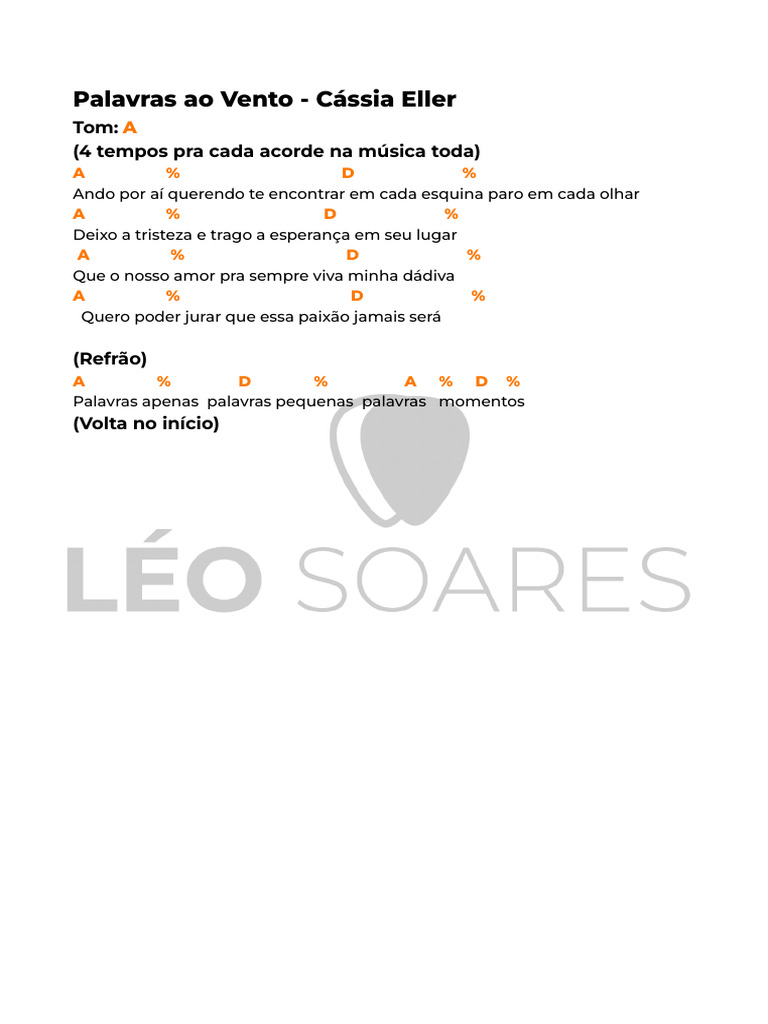 Letras de Músicas Brasileiras Populares | PDF | Amor