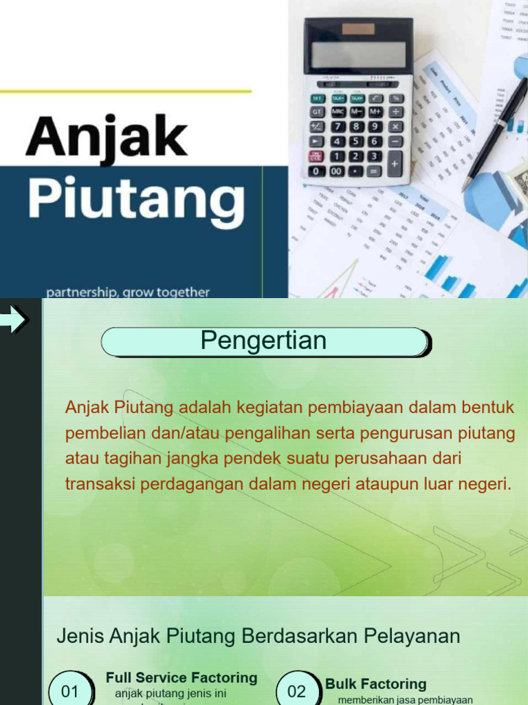 PPT Anjak Piutang | PDF