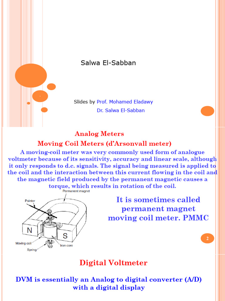 Electronic Measurement 02 | PDF | Voltage | Electric Current