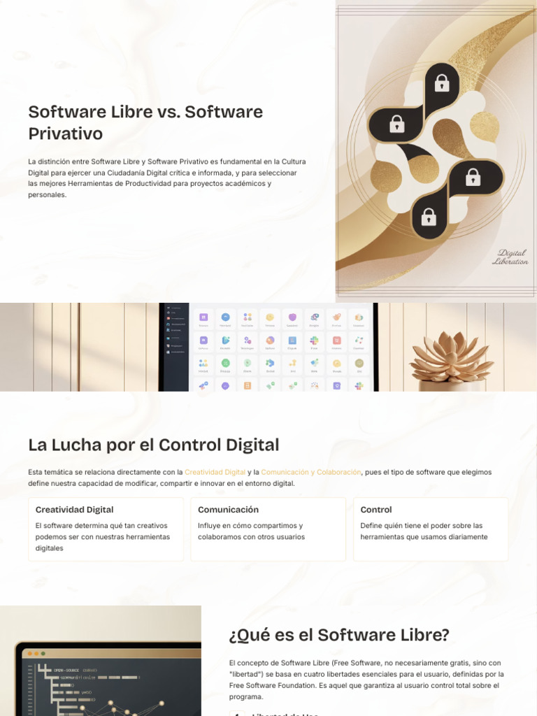 Software Libre vs. Privativo: Claves y Comparativa | PDF | Software ...