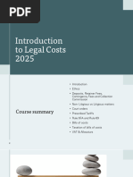 Civil Fees Tariff Effective July 2025 | PDF | Lawyer | Costs In English Law