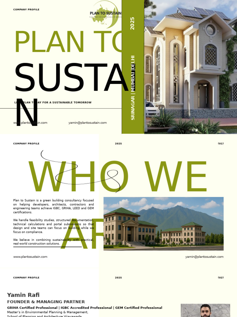 Green Building Consultancy Profile | PDF | Green Building | Business