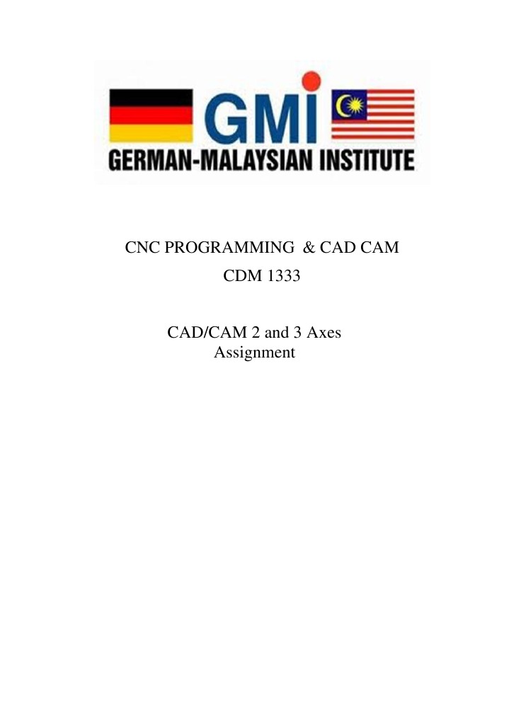 Report Cad Cam. | PDF | Computer Aided Design | Machines