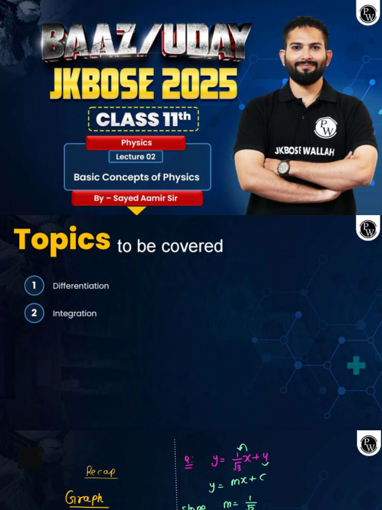 Basic Concepts of Physics 02 - Class Notes | PDF