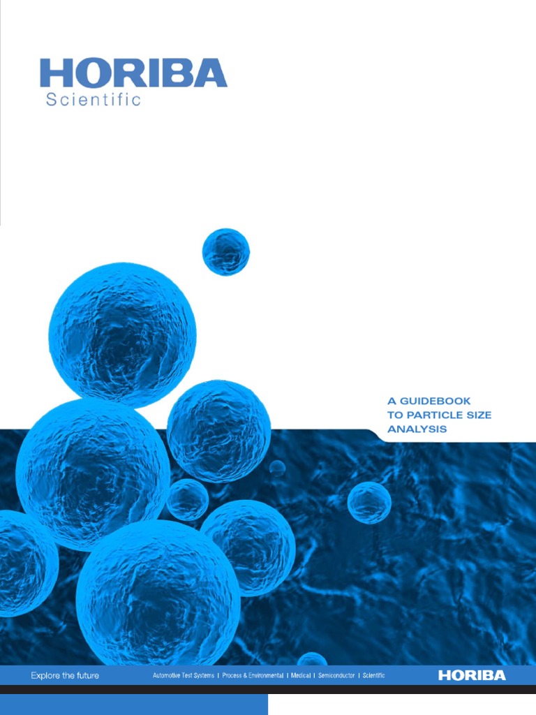 Particle Size Analysis Guidebook | PDF | Particle Size Distribution ...