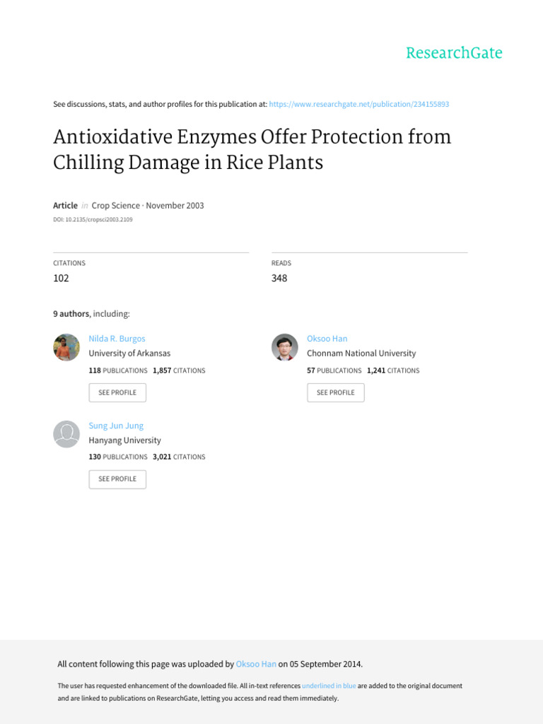 Antioxidative_Enzymes_Offer_Protection_from_Chilli | PDF | Antioxidant ...