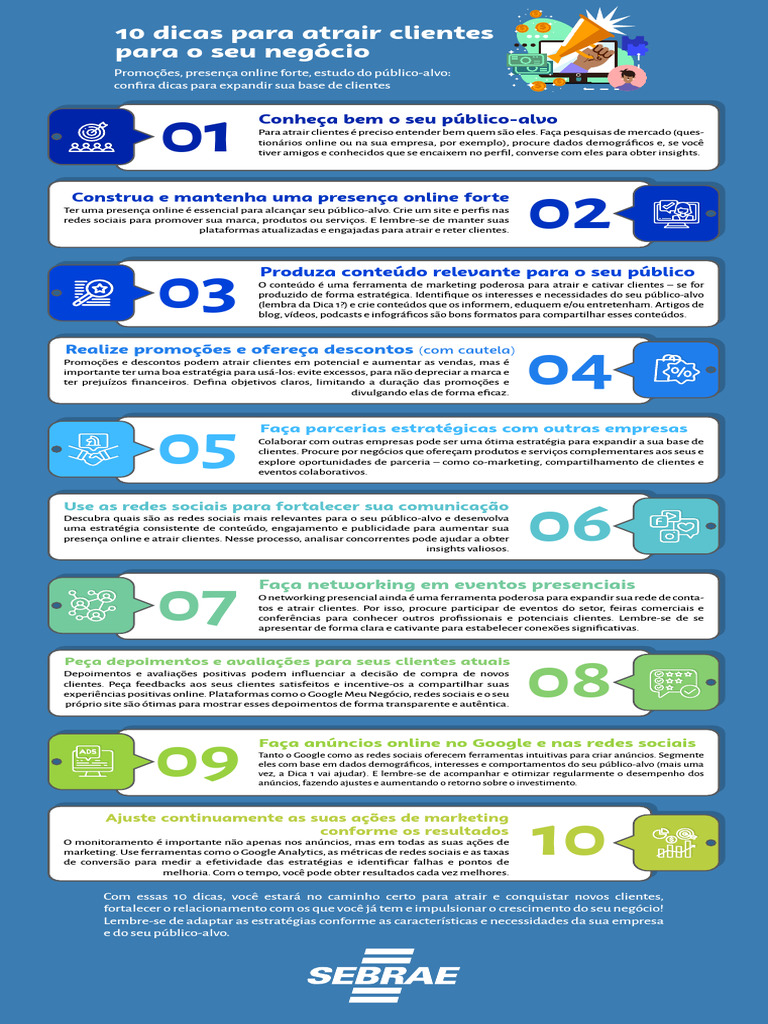 10 Dicas para Atrair Clientes Eficazmente | PDF | Publicidade | Marketing
