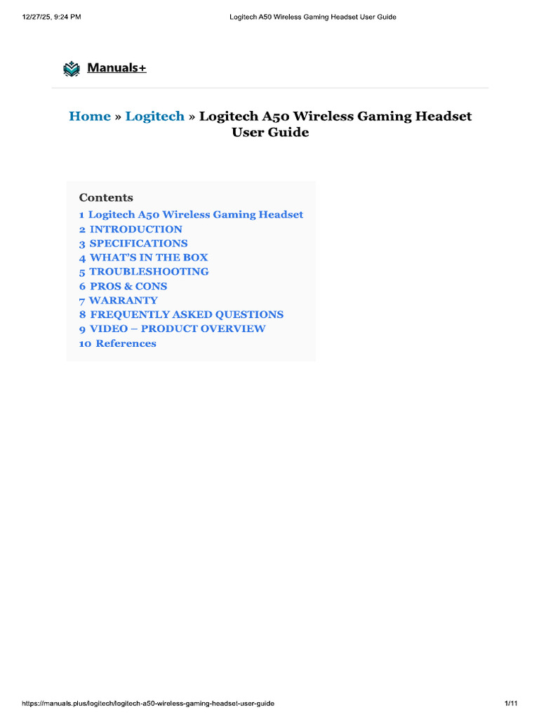 Logitech | PDF