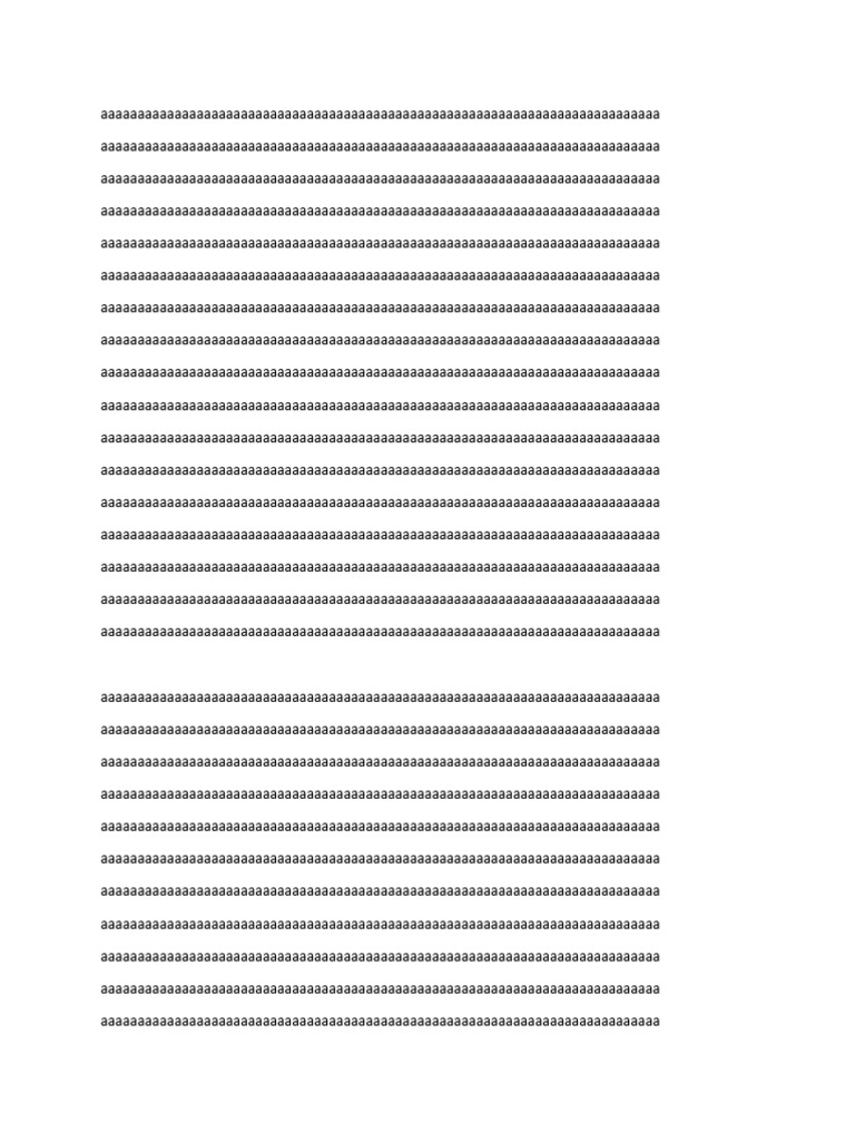 Document of Repeated Text Patterns | PDF
