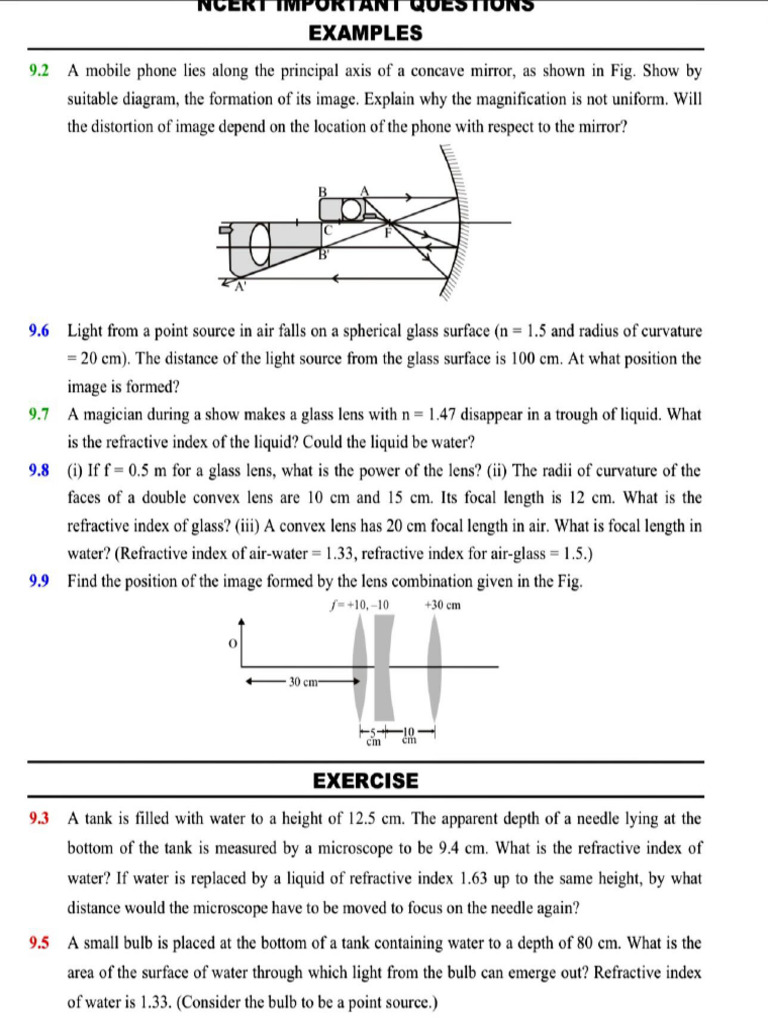 Ray Optics | PDF