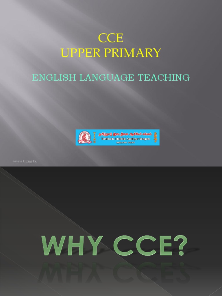 Cce-Upper Primary English | PDF | Educational Assessment | Question