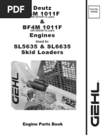 SL5635 6635 Skid Loader Deutz F4M 1011F SN 0275761 and Later BF4M 1011F SN 0262361 and Later Engine Parts Manual 907828