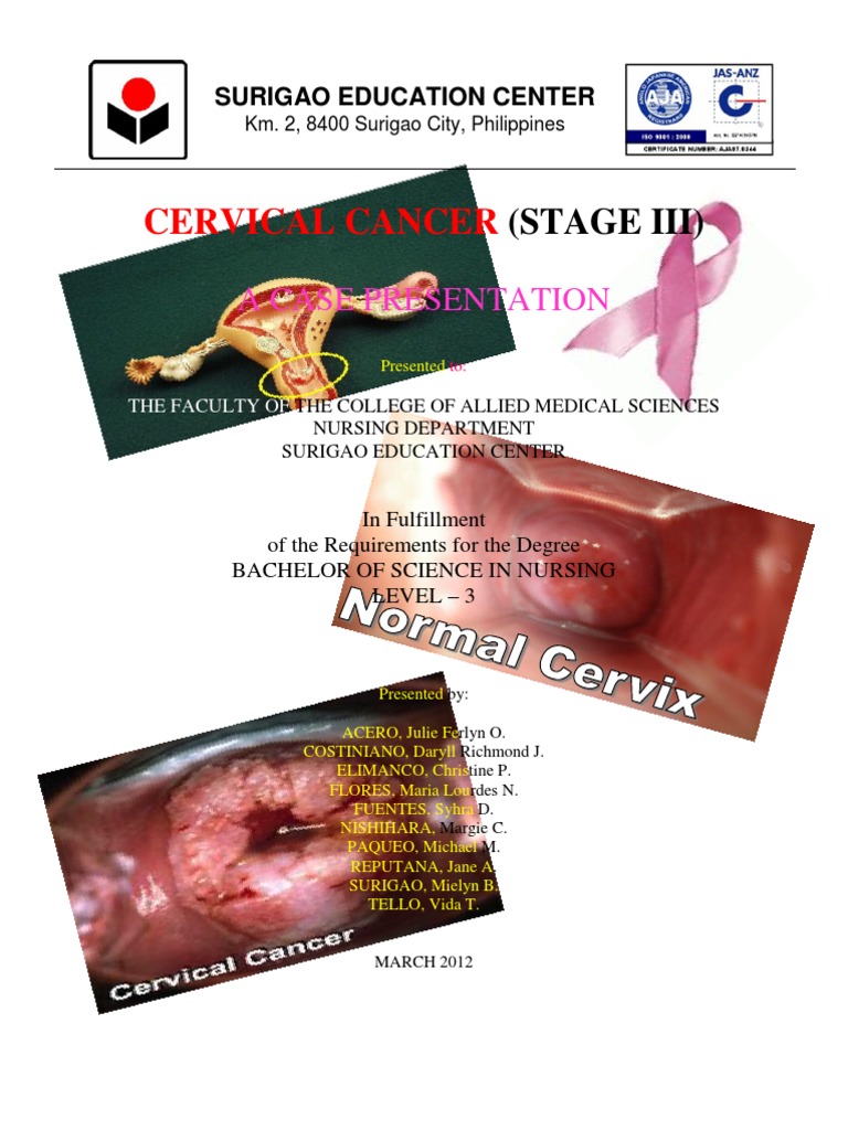 cervical cancer case study scribd