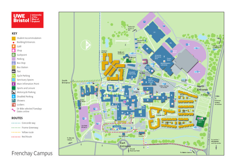 cycle-routes-frenchay-map-pdf