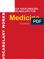Check Your English Vocabulary for Medicine