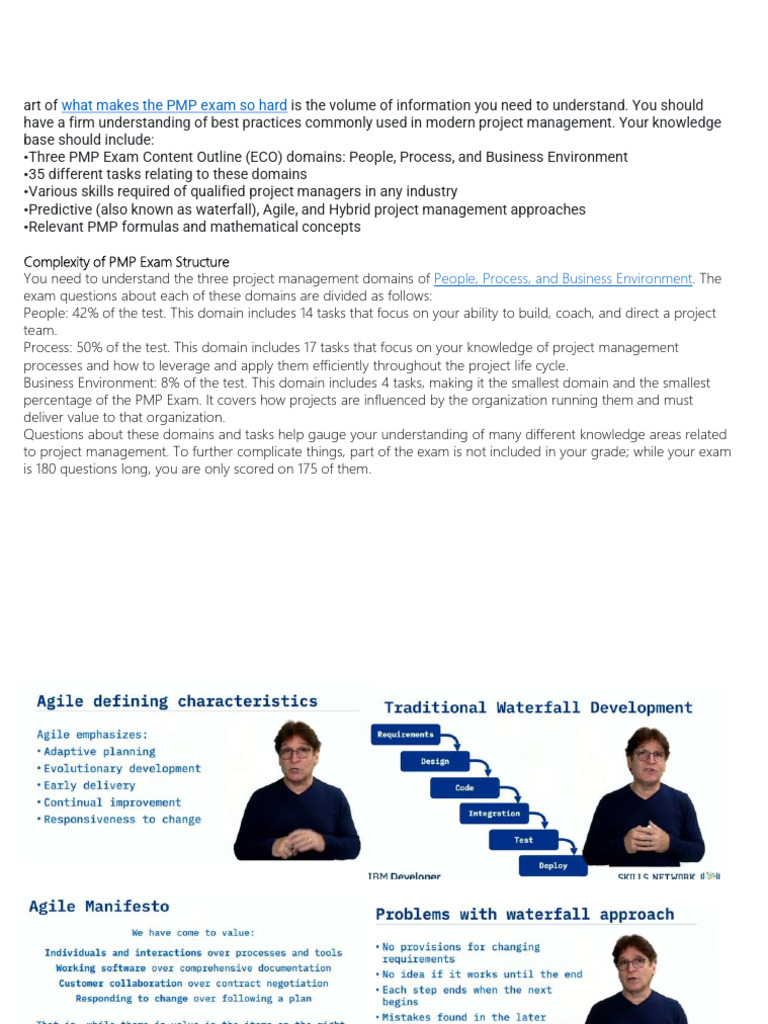 Mastering PMP Exam: Key Concepts & Strategies | PDF
