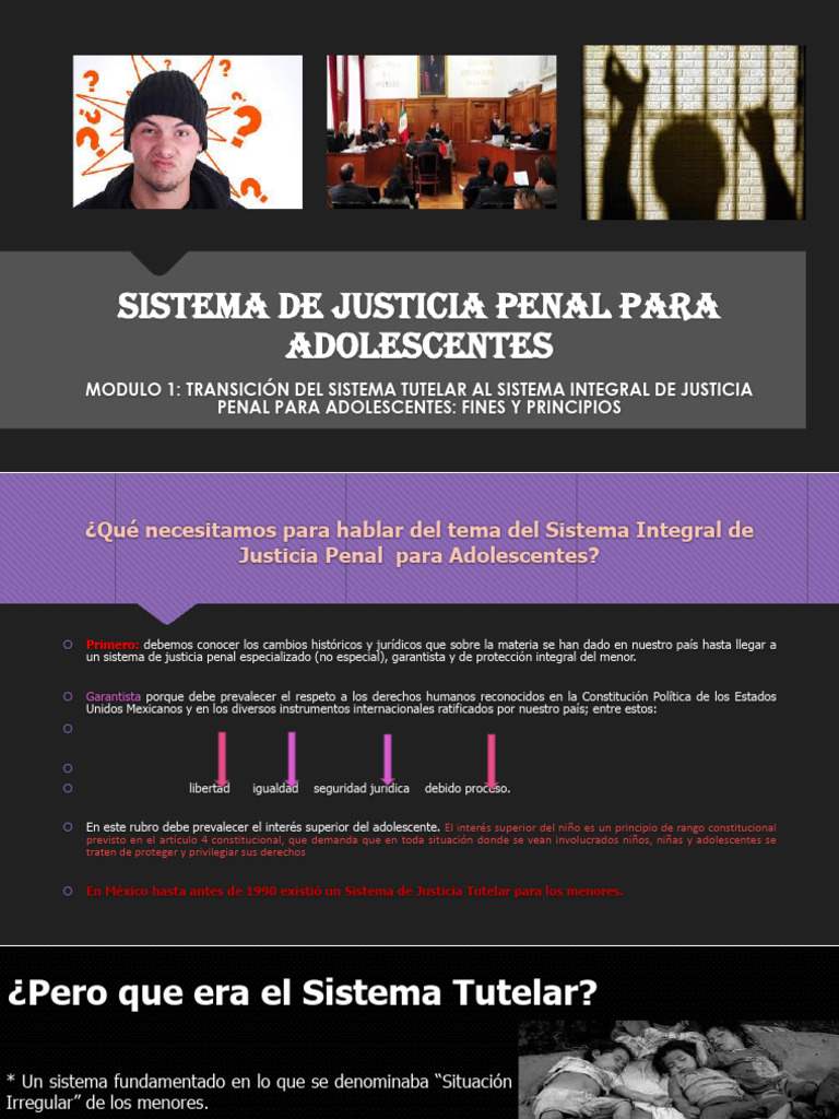 Justicia Penal para Adolescentes en México | PDF | La delincuencia ...