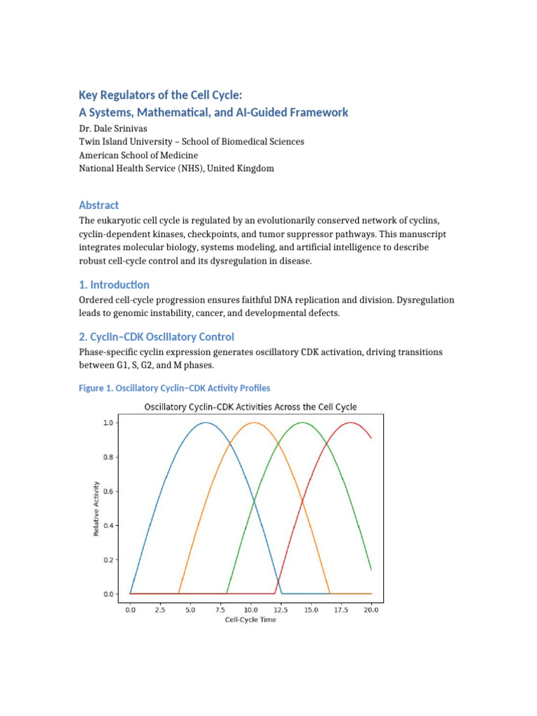 Elsevier Key Regulators Cell Cycle | PDF