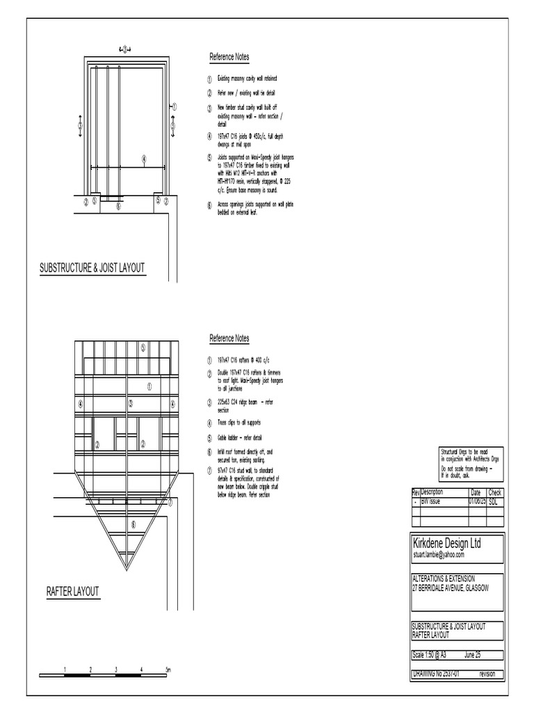 Substructure & Joist Layout: Reference Notes | PDF