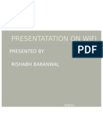 Presentatation On Wifi