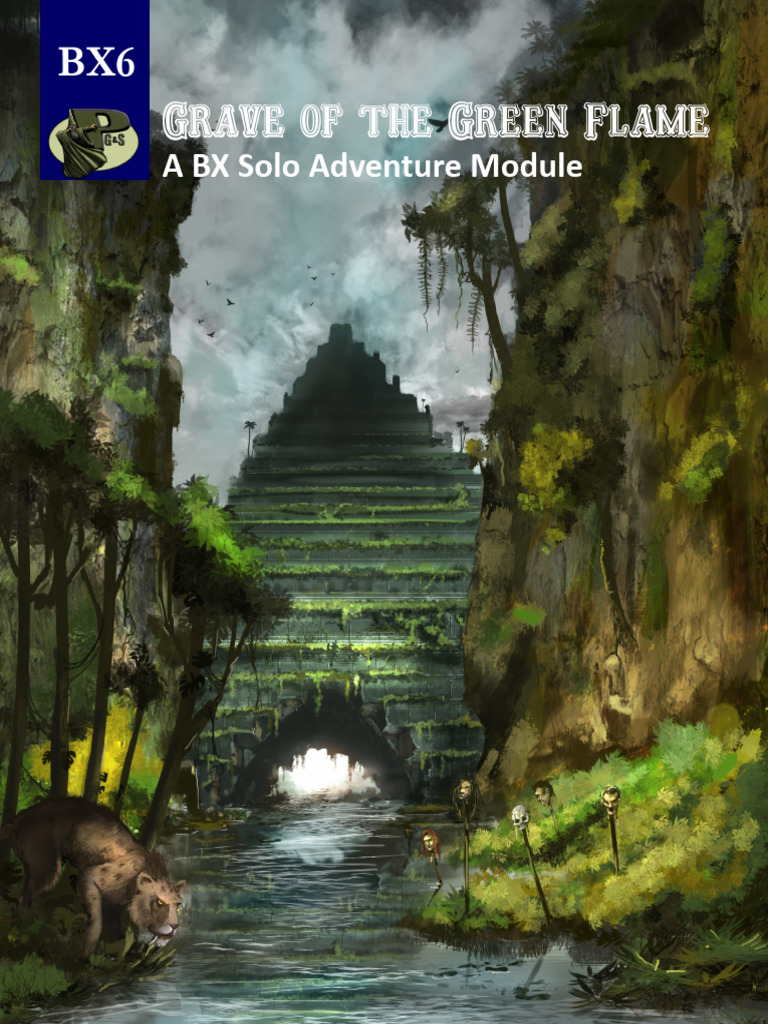 Solo RPG Adventure: Grave of the Green Flame | PDF | Role Playing Games