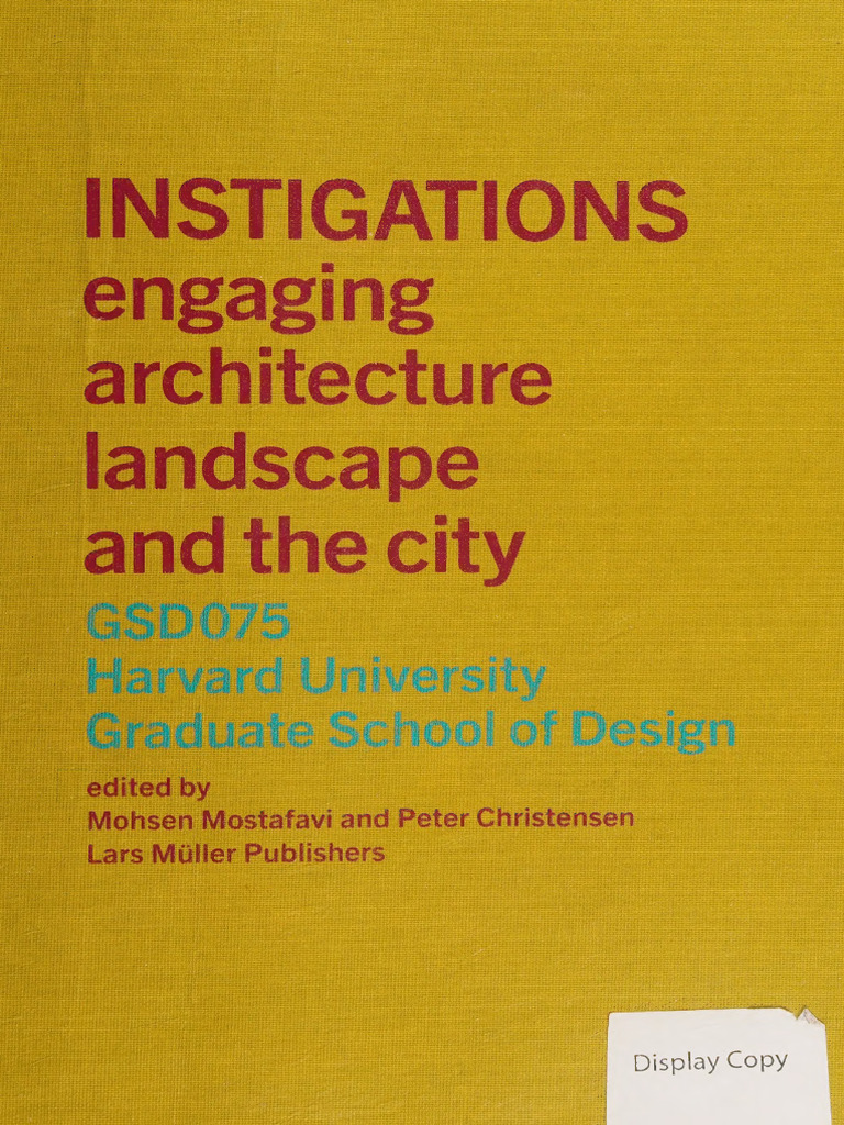 Engaging Architecture and Landscape Design | PDF