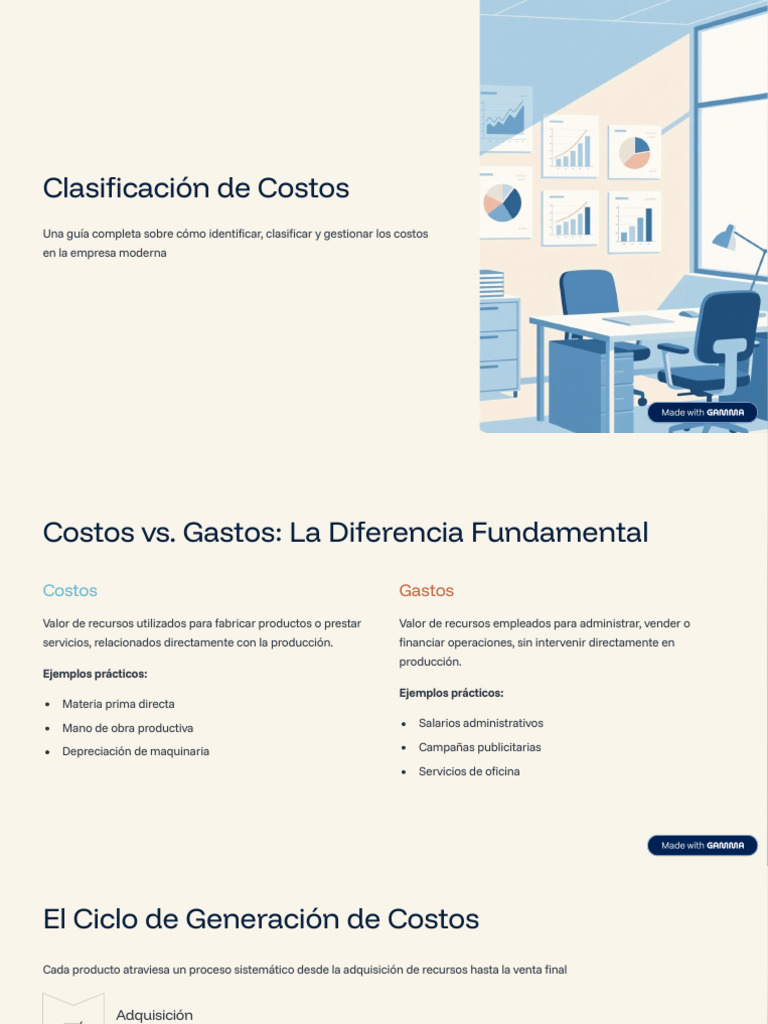 Unidad II - CLASIFICACION DE COSTOS | PDF | Costo | Business