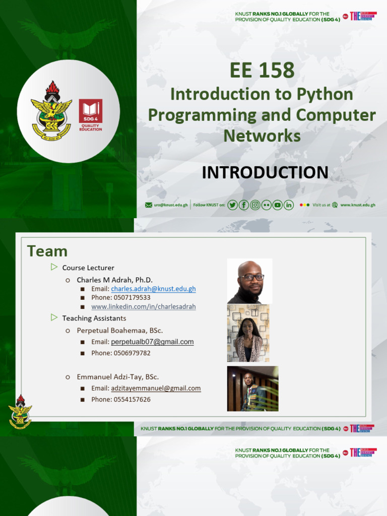 Python Programming & Networking Course | PDF | Computer Network | Osi Model