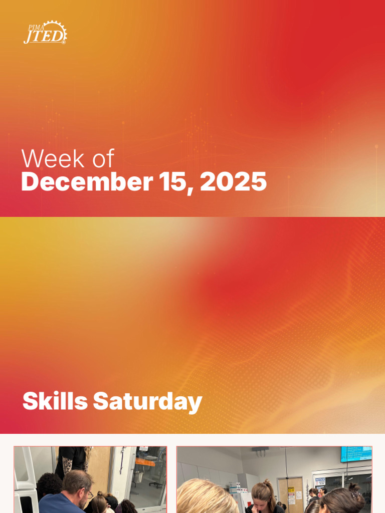 SY25-26 (Dec152025) JTED Student Announcements | PDF | Multiple Choice