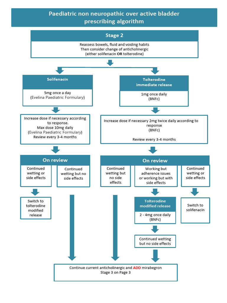 Pediatric Overactive Bladder Treatment Guide | PDF | Functional Group ...