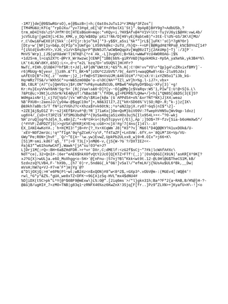 Encrypted Document Analysis | PDF