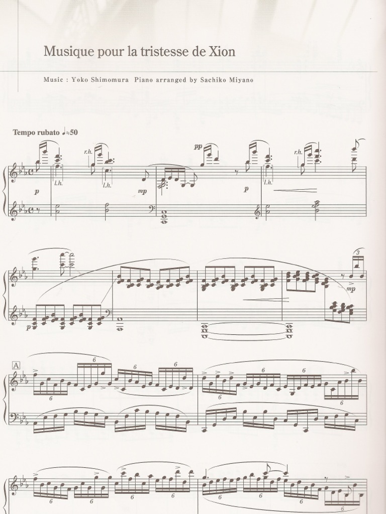 Musique Pour La Tristesse De Xion