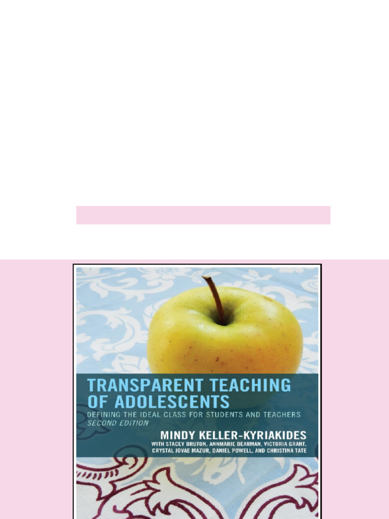 (Ebook) Transparent Teaching of Adolescents : Defining the Ideal Class ...
