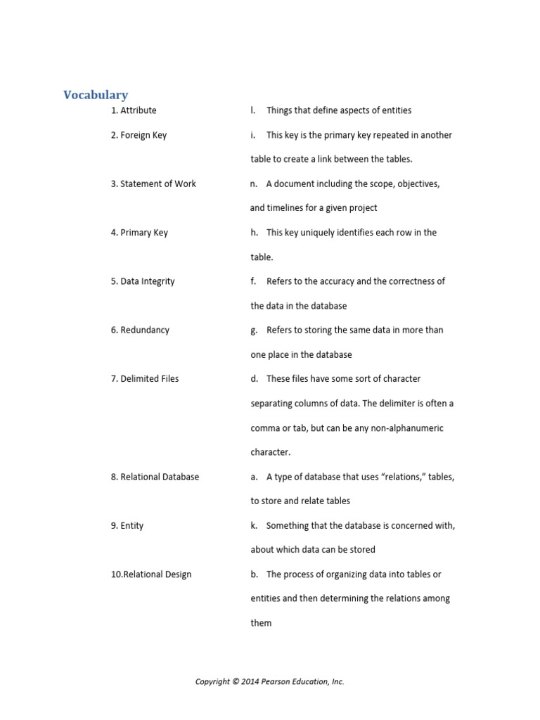 Database Concepts and Vocabulary Guide | PDF | Databases | Ibm Db2